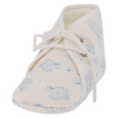 HERMES Baby Shoes Silk White Auth ar14371A-2