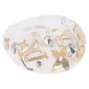 LOUIS VUITTON Uncle John Burgh Ring Plastic Clear M65863 LV Auth ar14373V-1