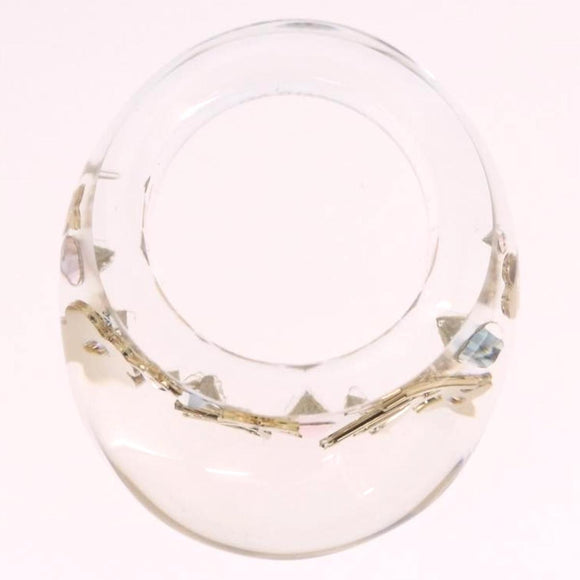 LOUIS VUITTON Uncle John Burgh Ring Plastic Clear M65863 LV Auth ar14373V
