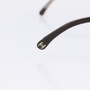CHANEL Sunglasses Plastic Dark Brown CC Auth ar14375M-4