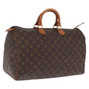LOUIS VUITTON Monogram Speedy 40 Hand Bag M41522 LV Auth ar14380A-1