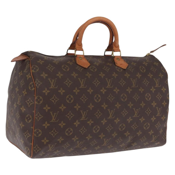 LOUIS VUITTON Monogram Speedy 40 Hand Bag M41522 LV Auth ar14380A