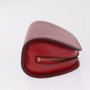 LOUIS VUITTON Epi Dauphine PM Pouch 2 Set Red Yellow LV Auth ar14381-11