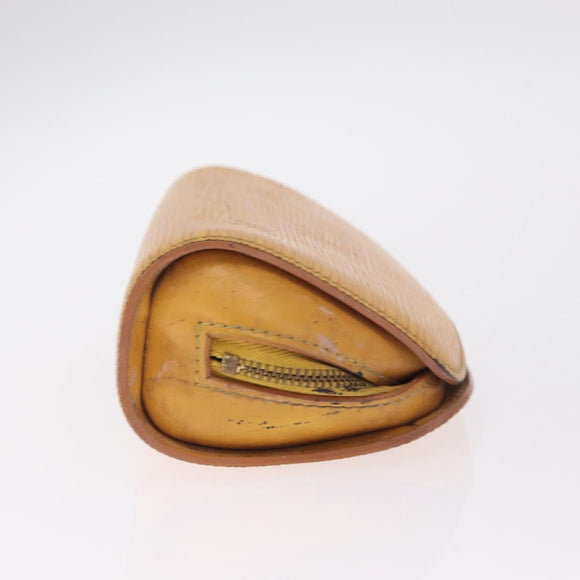 LOUIS VUITTON Epi Dauphine PM Pouch 2 Set Red Yellow LV Auth ar14381