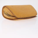 LOUIS VUITTON Epi Dauphine PM Pouch 2 Set Red Yellow LV Auth ar14381-5