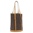 LOUIS VUITTON Monogram Bucket GM Shoulder Bag M42236 LV Auth ar14382-1