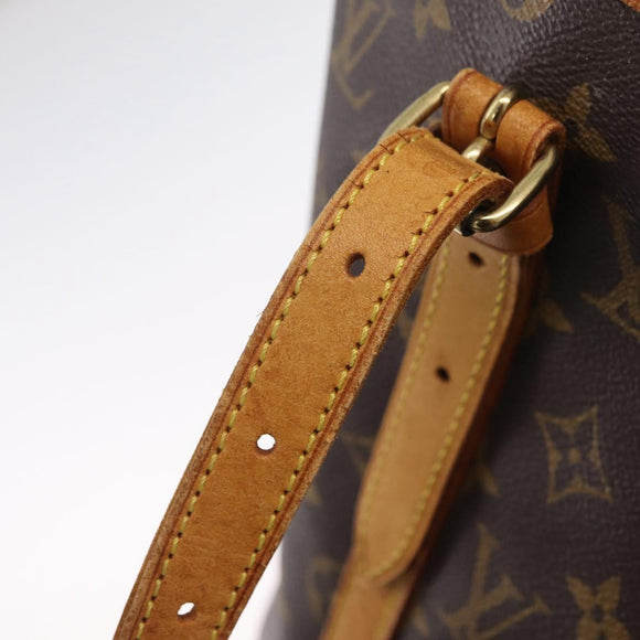 LOUIS VUITTON Monogram Bucket GM Shoulder Bag M42236 LV Auth ar14382