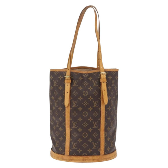 LOUIS VUITTON Monogram Bucket GM Shoulder Bag M42236 LV Auth ar14382