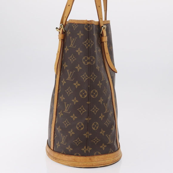 LOUIS VUITTON Monogram Bucket GM Shoulder Bag M42236 LV Auth ar14382