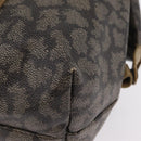 Saint Laurent Tote Bag PVC Canvas Black Auth ar14384-13