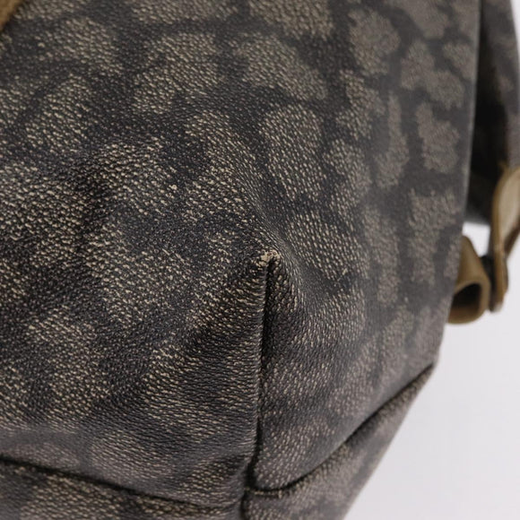 Saint Laurent Tote Bag PVC Canvas Black Auth ar14384