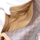CELINE Macadam Canvas Shoulder Bag PVC Leather Brown Gold Auth ar14395-29