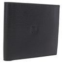 LOEWE Bifold Wallet Leather Black Auth ar14398-1