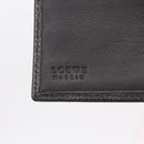 LOEWE Bifold Wallet Leather Black Auth ar14398-13