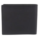 LOEWE Bifold Wallet Leather Black Auth ar14398-3
