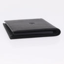 LOEWE Bifold Wallet Leather Black Auth ar14398-6