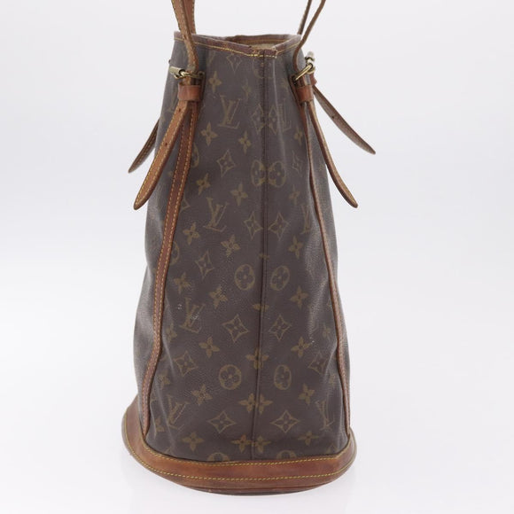 LOUIS VUITTON Monogram Bucket GM Shoulder Bag M42236 LV Auth ar14402