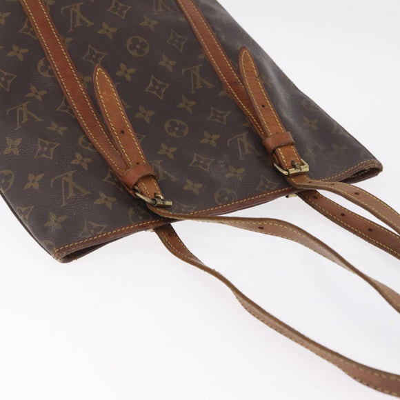 LOUIS VUITTON Monogram Bucket GM Shoulder Bag M42236 LV Auth ar14402