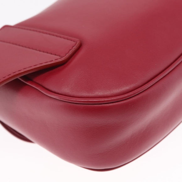 Christian Dior Trotter Canvas Oblique Saddle Belt Bag Leather Auth ar14406SAM