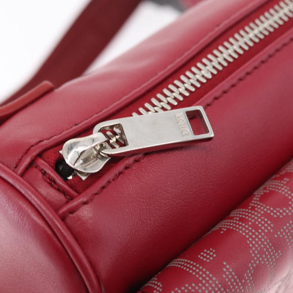 Christian Dior Trotter Canvas Oblique Saddle Belt Bag Leather Auth ar14406SAM