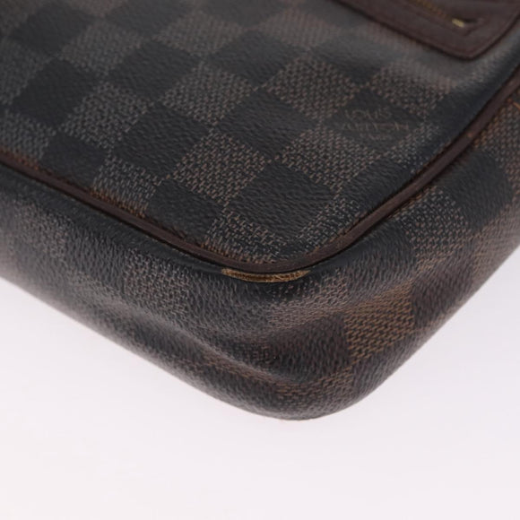 LOUIS VUITTON Damier Ebene Pochette Billets Macau Bag N61739 LV Auth ar14420