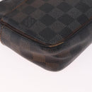 LOUIS VUITTON Damier Ebene Pochette Billets Macau Bag N61739 LV Auth ar14420-11