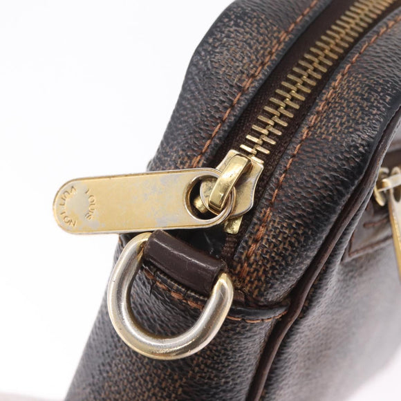 LOUIS VUITTON Damier Ebene Pochette Billets Macau Bag N61739 LV Auth ar14420