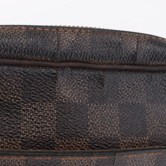 LOUIS VUITTON Damier Ebene Pochette Billets Macau Bag N61739 LV Auth ar14420