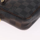 LOUIS VUITTON Damier Ebene Pochette Billets Macau Bag N61739 LV Auth ar14420-9