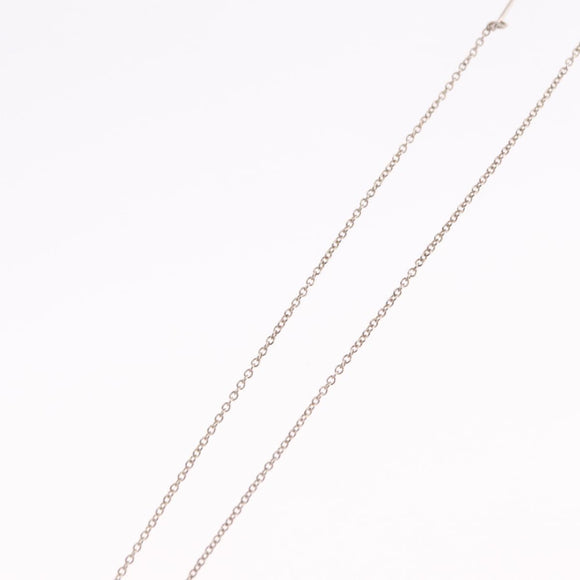 Tiffany & Co. Open Heart Necklace Ag925 Silver Auth ar14421