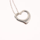 Tiffany & Co. Open Heart Necklace Ag925 Silver Auth ar14421-12