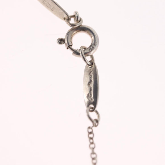 Tiffany & Co. Open Heart Necklace Ag925 Silver Auth ar14421