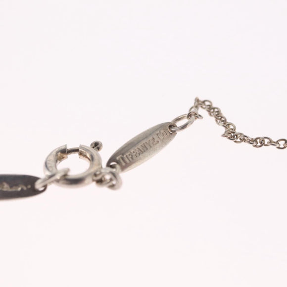 Tiffany & Co. Open Heart Necklace Ag925 Silver Auth ar14421