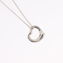 Tiffany & Co. Open Heart Necklace Ag925 Silver Auth ar14421-3