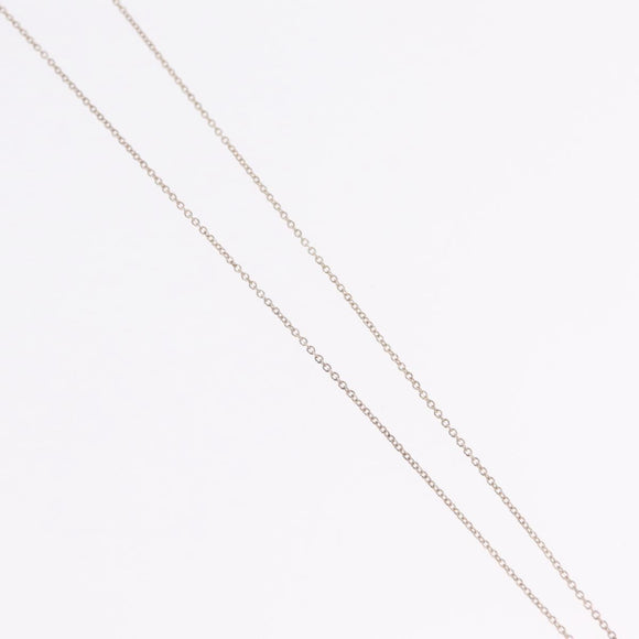 Tiffany & Co. Open Heart Necklace Ag925 Silver Auth ar14421