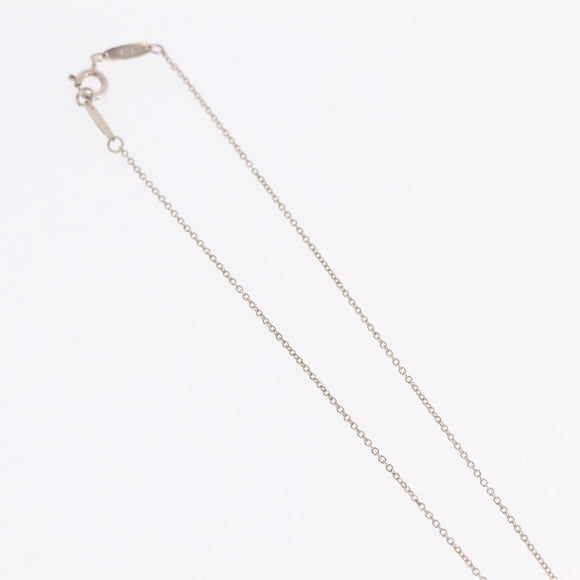 Tiffany & Co. Open Heart Necklace Ag925 Silver Auth ar14421