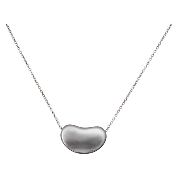 Tiffany & Co. Peretti Bean Necklace Ag925 Silver Auth ar14422