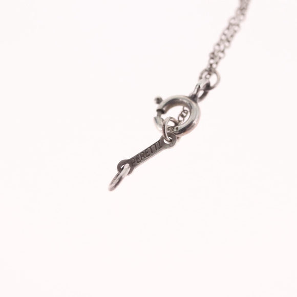 Tiffany & Co. Peretti Bean Necklace Ag925 Silver Auth ar14422