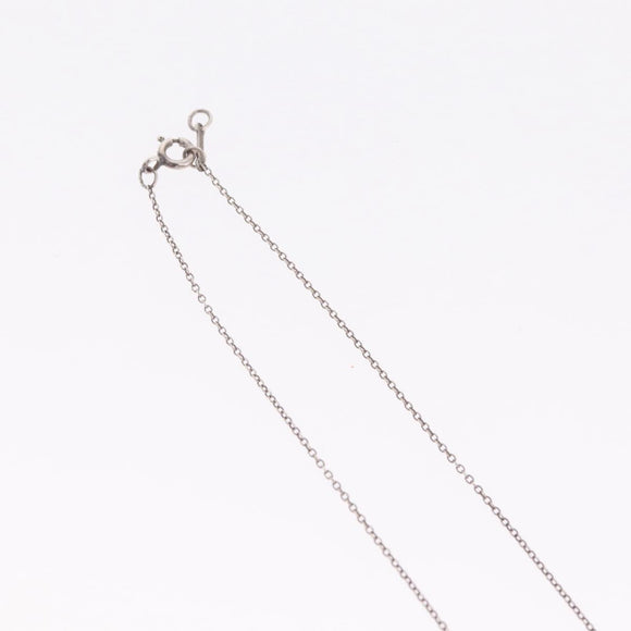 Tiffany & Co. Peretti Bean Necklace Ag925 Silver Auth ar14422