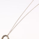 Tiffany & Co. Open Heart Necklace Ag925 Silver Auth ar14425-11
