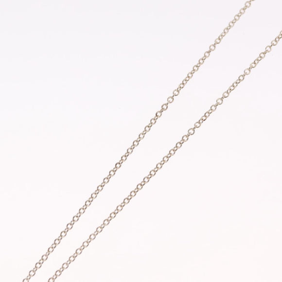 Tiffany & Co. Open Heart Necklace Ag925 Silver Auth ar14425