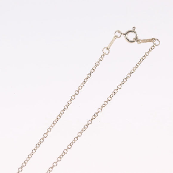 Tiffany & Co. Open Heart Necklace Ag925 Silver Auth ar14425