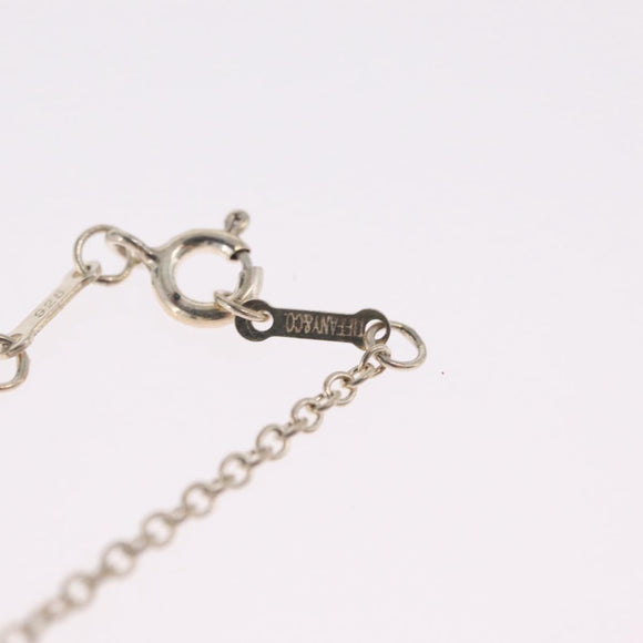 Tiffany & Co. Open Heart Necklace Ag925 Silver Auth ar14425