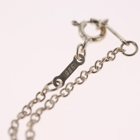 Tiffany & Co. Open Heart Necklace Ag925 Silver Auth ar14425