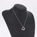 Tiffany & Co. Open Heart Necklace Ag925 Silver Auth ar14425-17