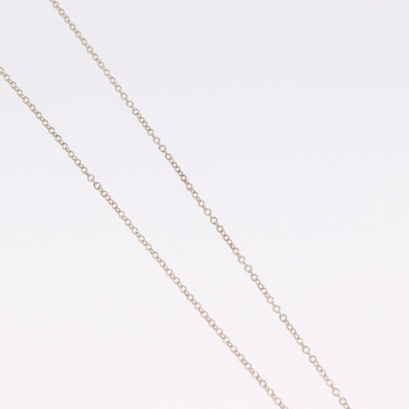 Tiffany & Co. Open Heart Necklace Ag925 Silver Auth ar14425