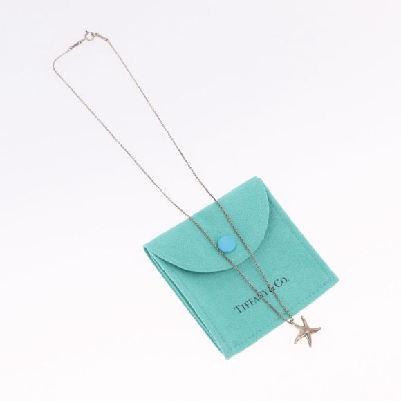 Tiffany & Co. Star Fish Necklace Ag925 Silver Auth ar14428