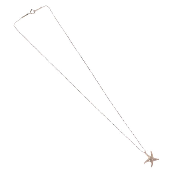 Tiffany & Co. Star Fish Necklace Ag925 Silver Auth ar14428