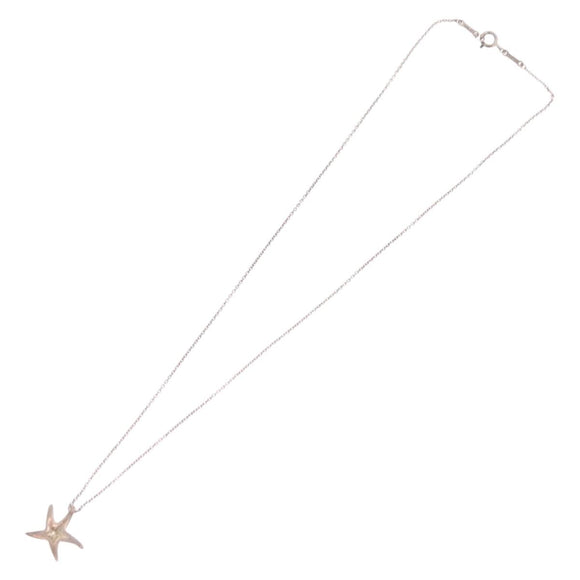 Tiffany & Co. Star Fish Necklace Ag925 Silver Auth ar14428