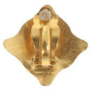 CHANEL Earring Metal Gold CC Auth ar14430-10